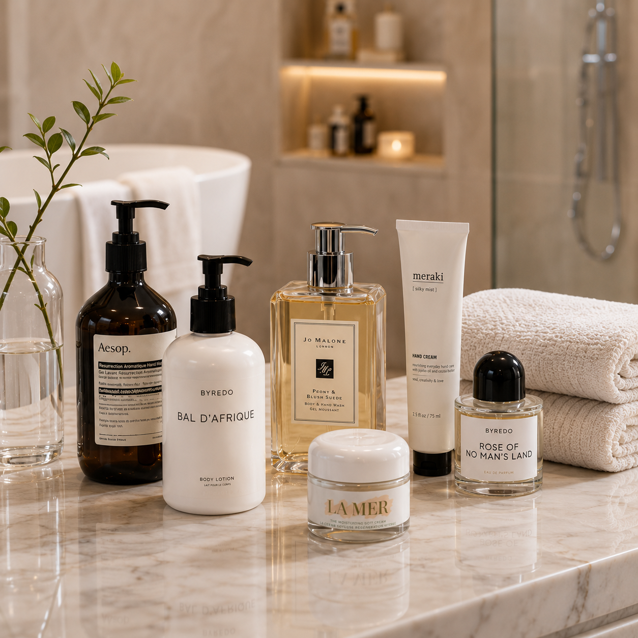 Luxury Bathroom Amenities Collection